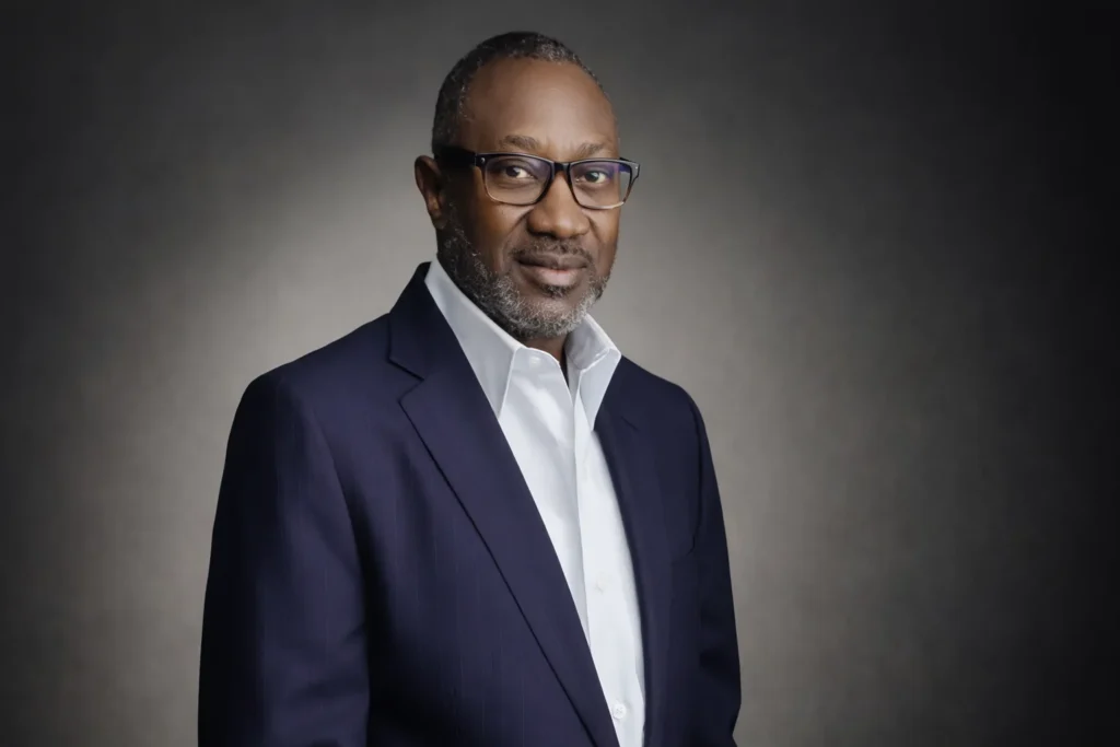 Femi Otedola with a brief biography, net worth, family details, education, wife, children, and cars.