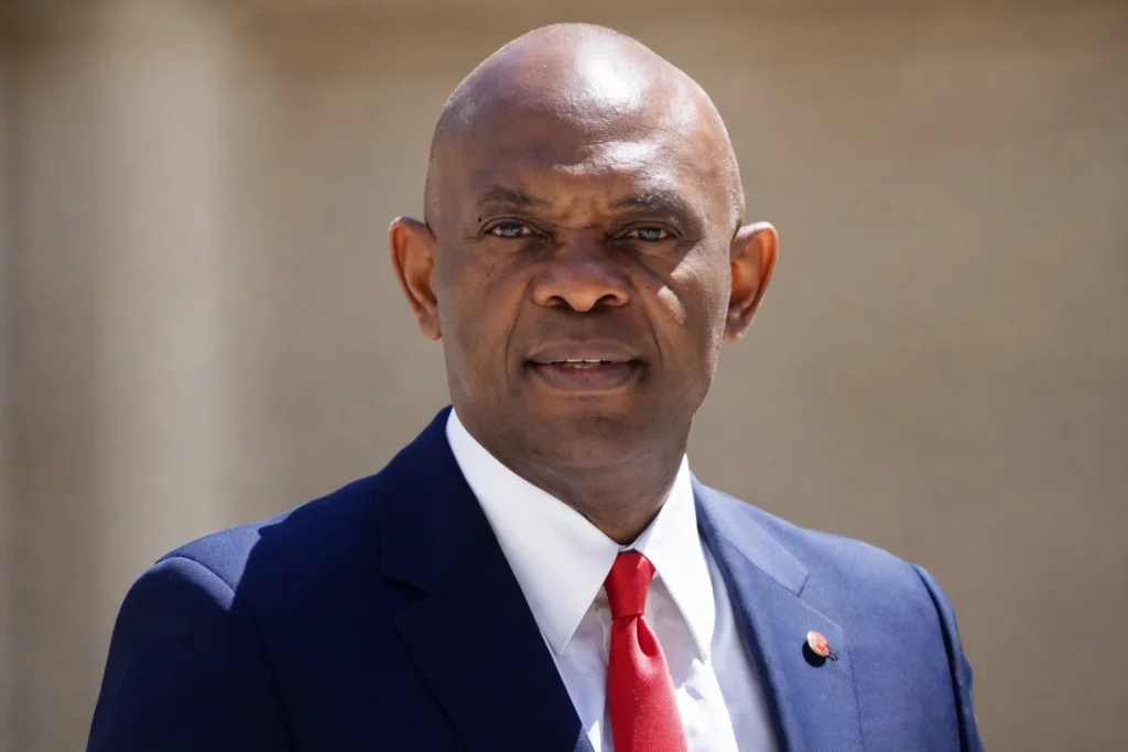 Tony Elumelu portrait – age, education, family, net worth, UBA owner, and Tony Elumelu Foundation grants.