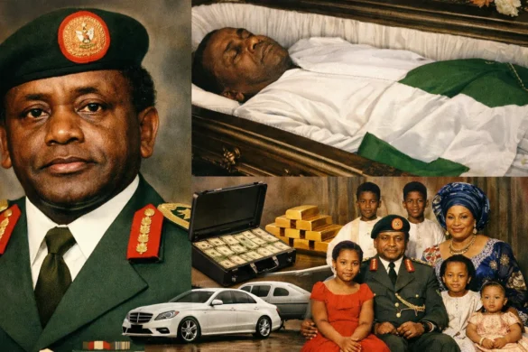 Sani Abacha, former Nigerian military ruler, biography covering death, family, children, wife Maryam Abacha, net worth, leadership record, previous offices, tribe, legacy and key facts.