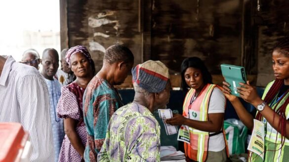 10 functions of political parties in Nigeria showing citizens voting during a democratic election