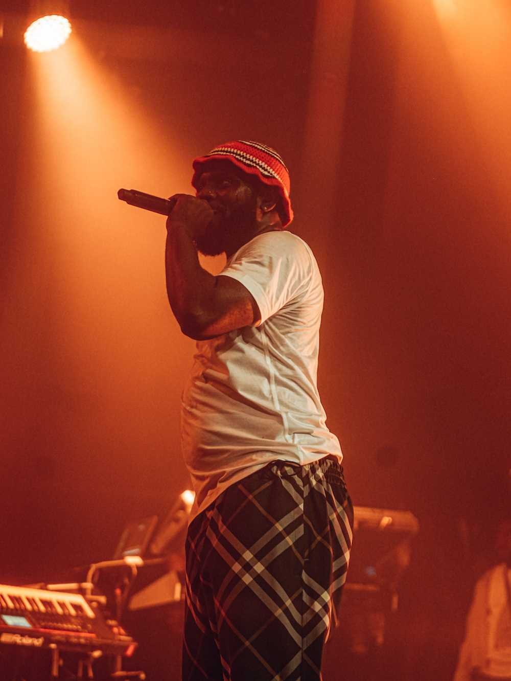 Odumodublvck biography photo during a live performance