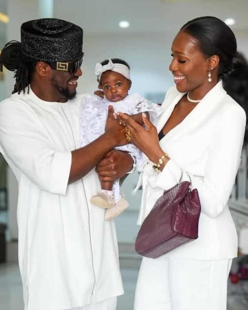 Paul Okoye and Ivy Ifeoma during their wedding and family moments.