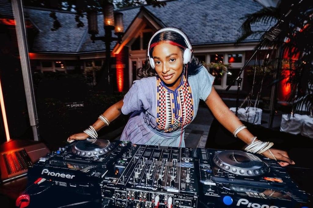 DJ Cuppy attending a business and brand event